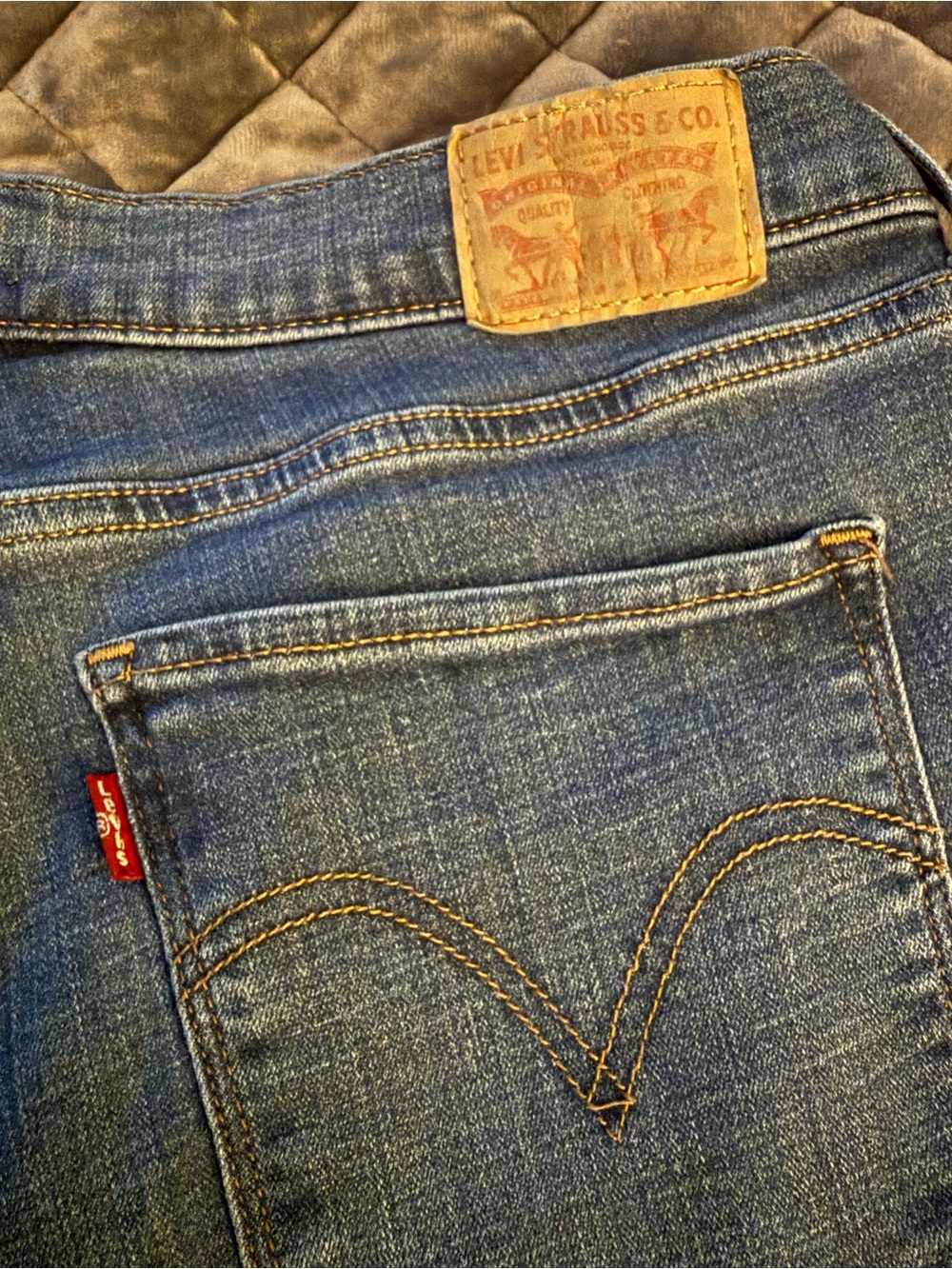 Levi's Women's Bootcut Blue Denim Jeans